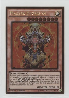 Master Hyperion 1st Ed. YuGiOh Premium Gold: Return of the Gold #PGL2-EN082 - Image 1 of 2