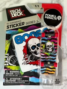Adesivo Tech Deck TD Throwback Serie 3 Powell Peralta Bones Skateboard 1/1 - Foto 1 di 2