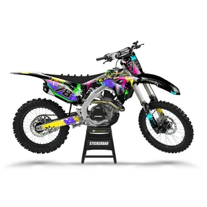 Custom MX Vinyl Fairing Sticker Graphics Graffiti For CRF 450 15-18 19 - Picture 1 of 5
