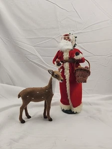 Byers' Choice Santa Feeding Reindeer Caroler 3242 from The Santa Collection... - Picture 1 of 6