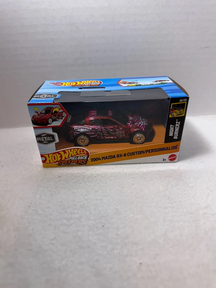 Hot Wheels Pull-Back Speeders 2004 Mazda RX-8 Custom - Image 1 of 1