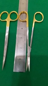 2 scissors straight microsserated 2 curves 1 monopolar 23cm micro canulla 6 - Picture 1 of 3