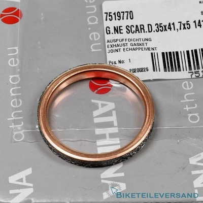 Krümmerdichtung Auspuffdichtung für Suzuki EN 125 2A GN GZ Marauder LT-A 400 500 - Bild 1 von 2