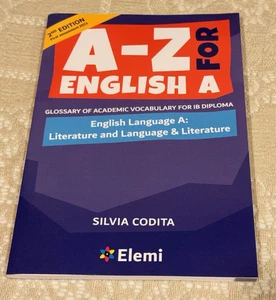 A-Z for English A IB 2nd Ed First Assessment 2021 by Silvia Codita Paperback - Bild 1 von 15