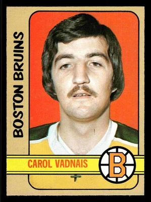 1972-73 Topps Carol Vadnais #85 - Boston Bruins - NM+ - Image 1 of 2