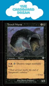 Carta Trench Wurm Invasion #127 Non Comune Magic The Gathering - Foto 1 di 2