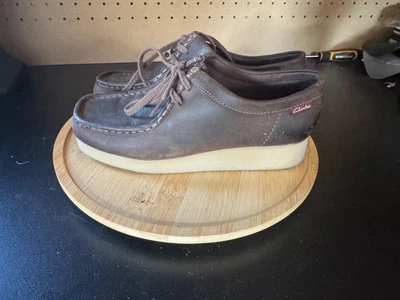 Clarks Padmora Wallabee Beeswax Shoes Womens 7 Brown Leather 15260 - Image 1 of 4