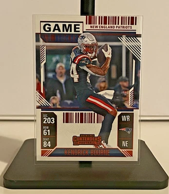 2024 Panini Contenders - Kendrick Bourne #69 Red Game Ticket - Image 1 of 2