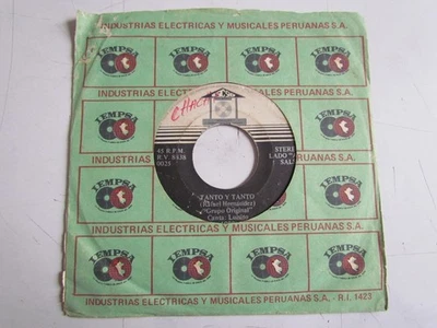 GRUPO ORIGINAL «TANTO Y TANTO» 7″ SALSA GUAGUANCO FROM PERU HEAR ♫ - Image 1 of 3