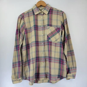 Blusa para mujer Diane Von Furstenberg talla 10 a cuadros con botones  - Imagen 1 de 9