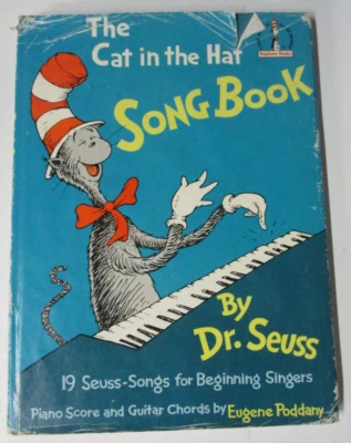 The Cat In The Hat Song Book, by Dr Seuss - Sheet Music - HB/DJ 1968 - Image 1 of 4