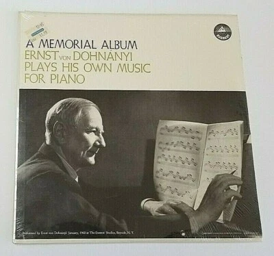 SEALED ERNST VON DOHNANYI LP MEMORIAL ALBUM PLAYS HIS OWN MUSIC EVEREST 3061 ST - Image 1 of 2