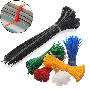 Nylon Plastic Cable Ties Small and Extra Large Self-Locking Zip Ties Wire Wraps - Picture 1 of 30