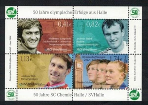 MZZ-Briefdienst GmbH Halle 2008, Kleinbogen 50 Jahre SC Chemie Halle / SV Halle - Bild 1 von 1