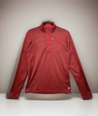 REI Long Sleeve Sweater Shirt 1/2 Zip Outdoor Hiking Red Men's XL - Image 1 of 4