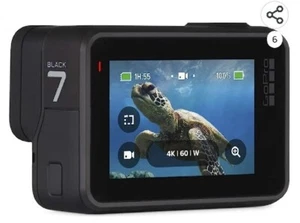 GoPro HERO 7 Black 4k Aktioncam + großes Rollei Zubehör mit Koffer wie NEU - Bild 1 von 13