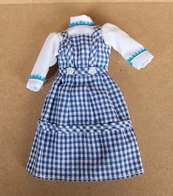 MEGO Mago de Oz DOROTHY Judy Garland 8" Figura VESTIDO Original De Colección 1974 Foto 1 de 3