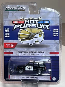 1:64 GreenLight *HOT PURSUIT 38* 1993 Jeep Cherokee California Highway Patrol - Picture 1 of 3