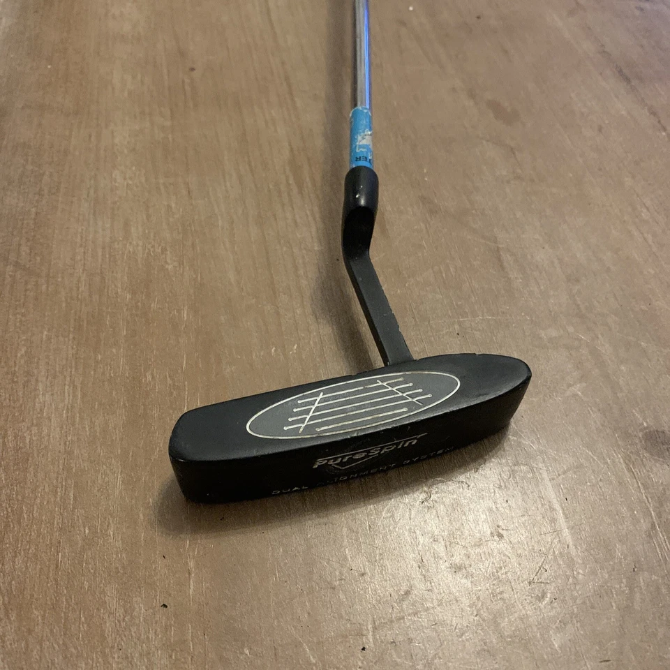 Pure Spin Putter Dual Alignment System Black RH Steel Shaft PureSpin Grip 34" - Image 1 of 4