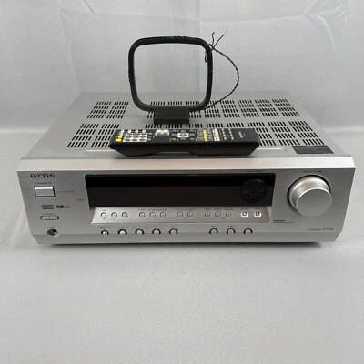 Onkyo HT-R330 AV Receiver w/ Remote & Antennae 5.1 Ch Bundle Tested Works - Image 1 of 4