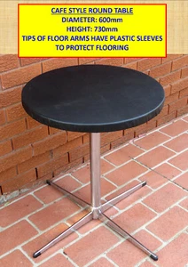 ROUND CAFE STYLE TABLE 600mm DIAMETER - Picture 1 of 2