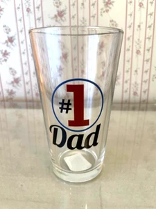 #1 Dad Pub Pint Glas - Bild 1 von 5