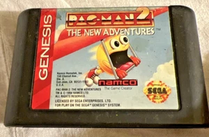 ORIGINAL SEGA GENESIS PACMAN 2 GAME UNTESTED - Picture 1 of 1