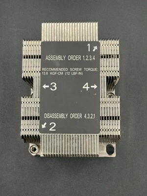 Supermicro SNK-P0068PS 2U Passive CPU Heat Sink for X11 Purley Socket LGA3647-0 - Image 1 of 4