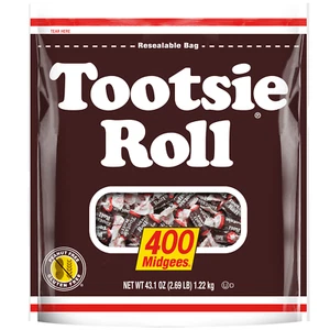 Tootsie Roll Midgees Chocolate Candy, 43.1 oz (400 Pieces) NEW - Picture 1 of 3