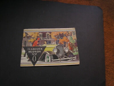 The Greater Hudson 8 - Folleto de coche 1931 Hudsons Foto 1 de 4