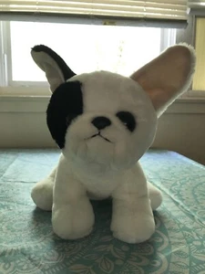 TY BEANIE BABY 10" weiß & schwarz MARCEL die französische Bulldogge 2017 nicht mehr produziert - Bild 1 von 12