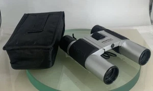 Praktica CN12X25S Foldable Binoculars SILVER GOOD CONDITION+COVER - TESTED - 138 - Picture 1 of 8