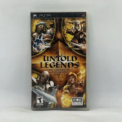 Untold Legends: Brotherhood Of The Blade Sony PlayStation PSP Portable Game - Image 1 of 4
