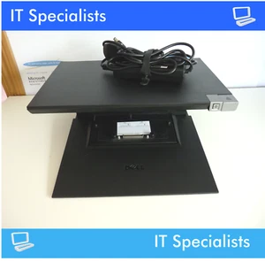 Dell Latitude Laptop Monitor stand 0PW395 with Dell Dock 035RXK plus 130W PSU - Picture 1 of 10