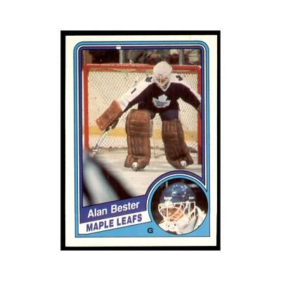 1984 O-Pee-Chee Allan Bester RC Toronto Maple Leafs #297 - Image 1 of 3