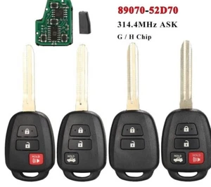 Llave remota transpondedor adecuada para Toyota 314.4Mhz /315MHz B51TE/B71TH - Imagen 1 de 9