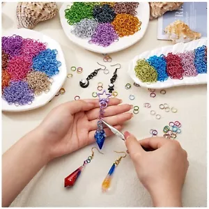 10320Pcs 24Colors Jump Rings for Jewelry Making, Aluminum Jump Ring 6MM O Sha... - Picture 1 of 9