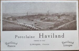 CPA Publicité/Porcelaine Haviland - Limoges, France 1920 Carte Postale Publique Française