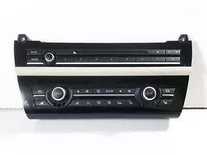 11-13 BMW 528i 535i 550i F10 CELSIUS HVAC Climate Control Assembly CD Radio 12 - Foto 1 di 12