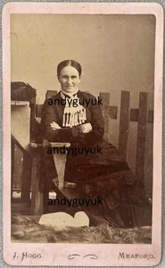 CDV CANADA MEAFORD ONTARIO LADY NAMED MARY GIFFORD BY JAMES HOGG ANTIQUE PHOTO - Picture 1 of 2