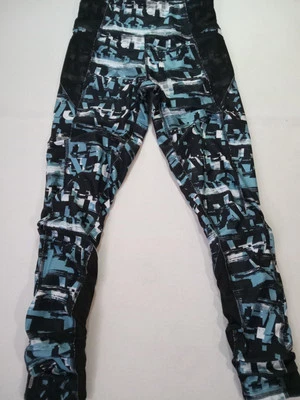 Leggings PUMA dryCELL Mujer Jr Pequeños Forrados Peso Pesado Negro Azul Estampado Malla  Foto 1 de 4