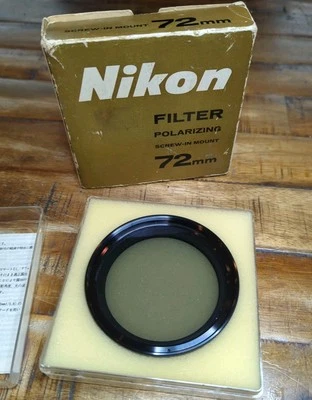 Nikon 72mm Circular Polarizing Filter - Original Case - Screw In. Camera Lens - Image 1 of 4