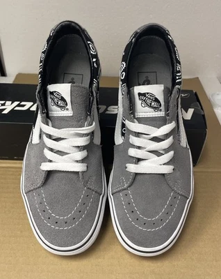 Nuevo Vans Unisex Mujer’s 7 Jóvenes Niños 5.5 Zapatos Gris Paisely Zapatilla Foto 1 de 4