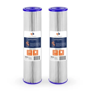 1 Mikron Ganzes Haus Plissee Sediment Wasserfilter Kartusche 20x4,5 Gut Filt... - Bild 1 von 8