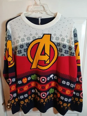 Suéter Feo Navidad Para Hombre Marvel Adventers XXXL NUEVO CON ETIQUETAS Foto 1 de 4