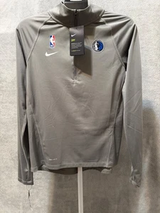 NWT Nike Dallas Maverick 1/4 ZIP Pullover Gray Long Sleeve AV1913-002 Women Sz S - Picture 1 of 12