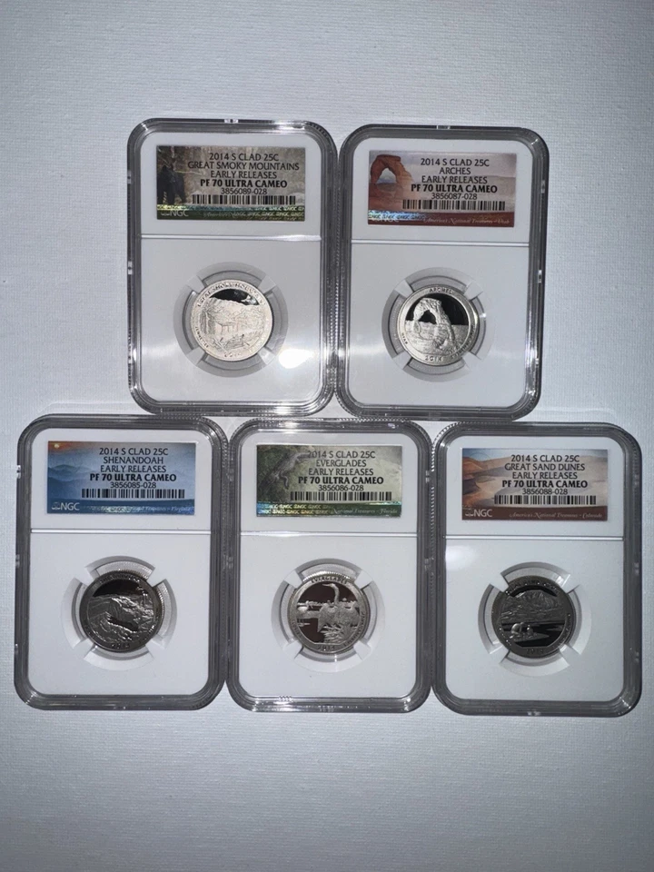 2014-S CLAD NATIONAL PARK QUARTERS  EARLY RELEASE NGC PF70 ULTRA CAMEO - Image 1 of 1