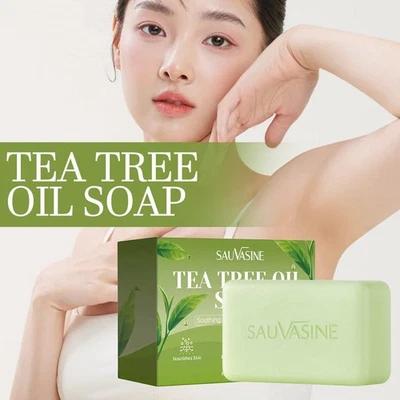 Tea Tree Oil Soap Soothing For Dry Skin and Body, Soap Oil Tea Tree F8V1 - Image 1 of 4