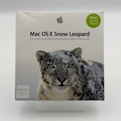 Disco de software Apple Mac OS x Snow Leopard - versión 10.6.3 Foto 1 de 4