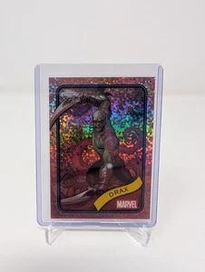 2025 Topps Chrome Marvel - Drax Rose Gold Mini Diamonds Refractor #D /40 - Bild 1 von 3